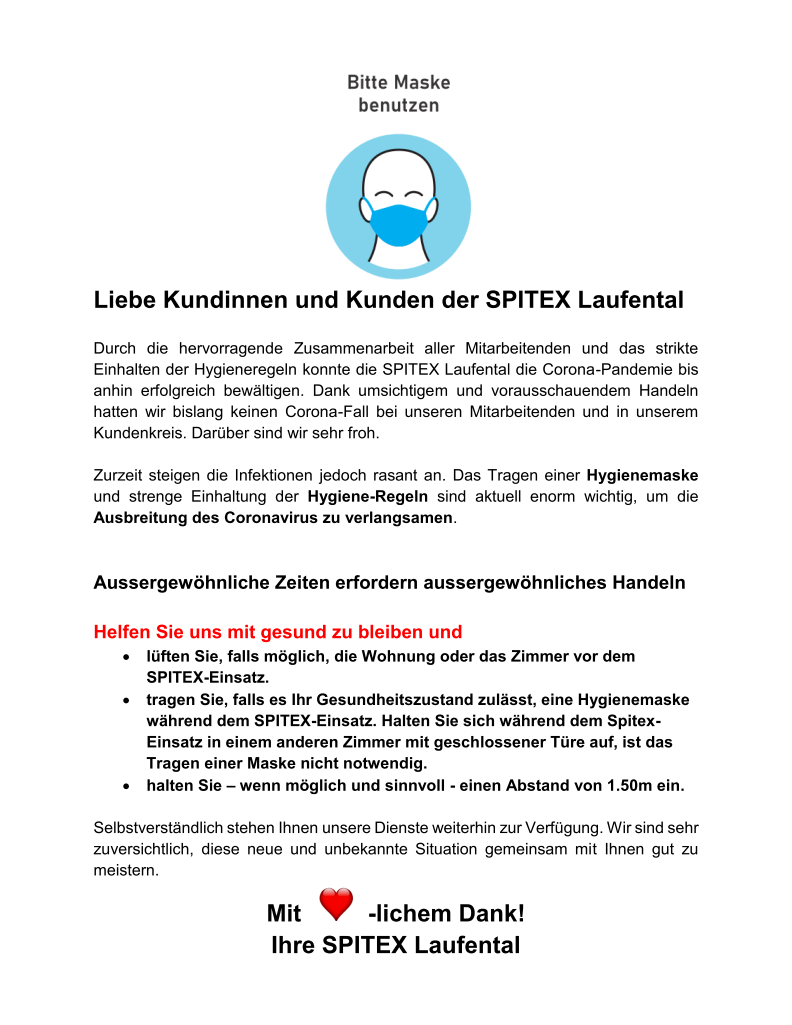 Maske Corona 02.11.2020